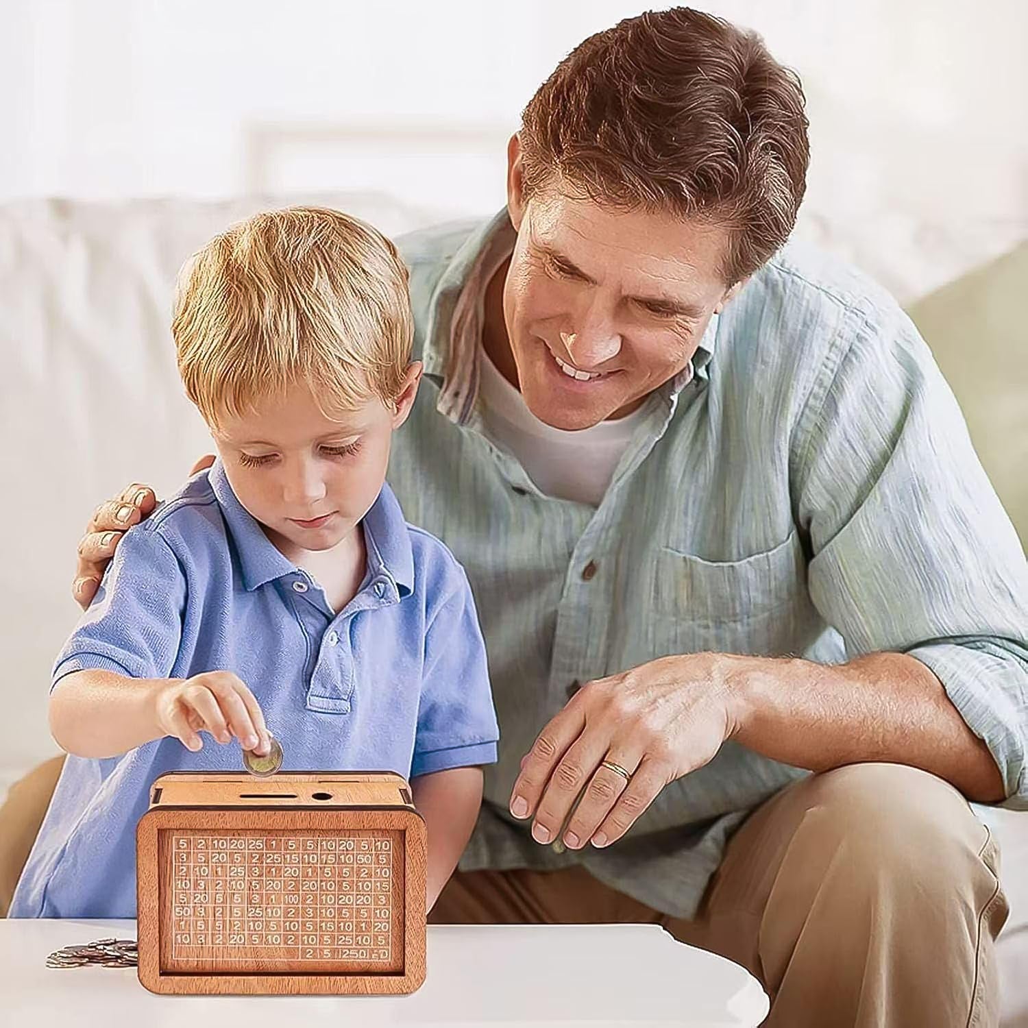 Wooden Money / Piggy Bank, Money Box (1 Pc / Pen Not Included) Wooden Money / Piggy Bank, Money Box (1 Pc / Pen Not Included)